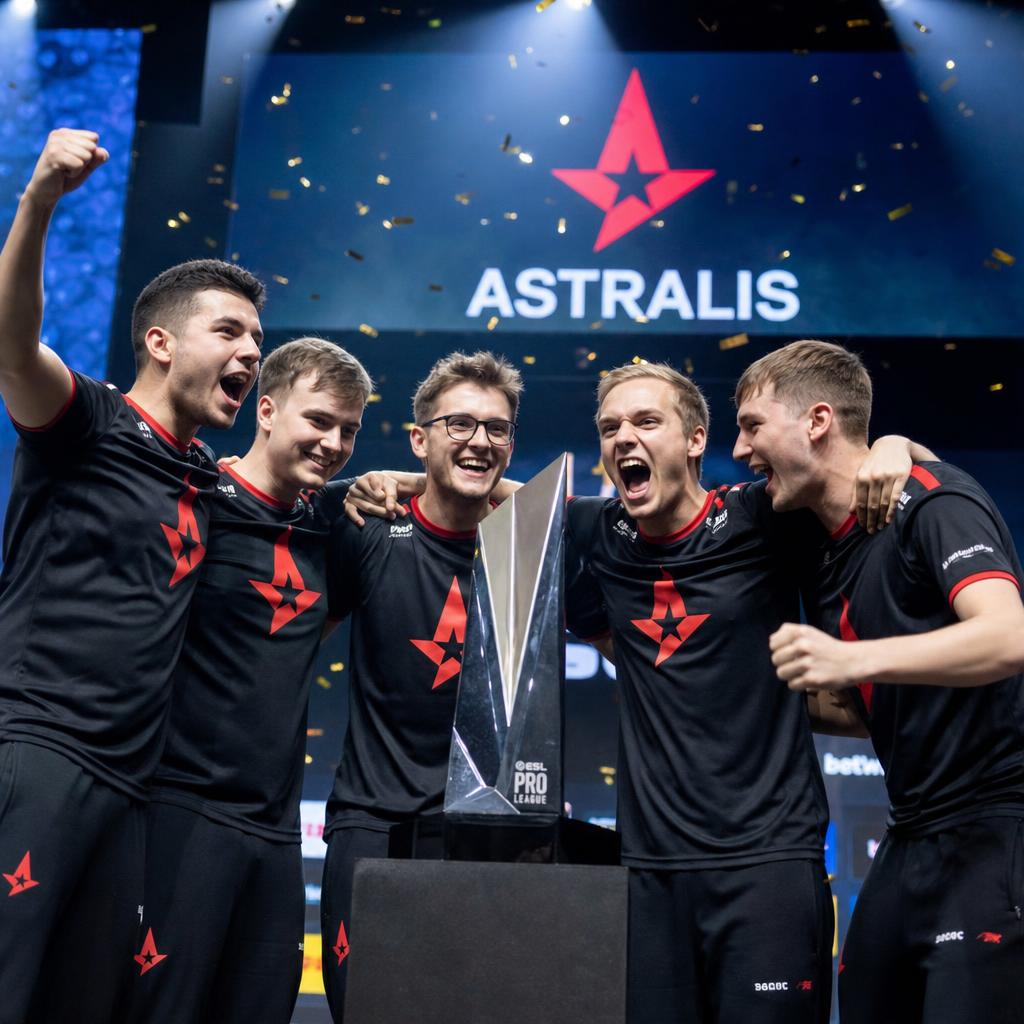 Esports team celebrating victory, emphasizing the advantages of verified teammates.
